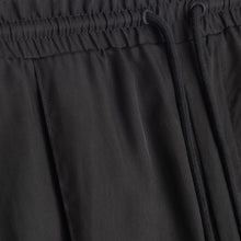 Load image into Gallery viewer, Jungles - Design For Peace Of Mind Cupro Pant , black vegan silk