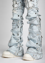 Load image into Gallery viewer, Guapi - Aqua blue stacked premium denim