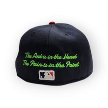 Load image into Gallery viewer, Paint custom Atlanta fitted - nvy/rd