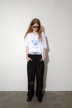 Load image into Gallery viewer, Jungles - Design For Peace Of Mind Cupro Pant , black vegan silk