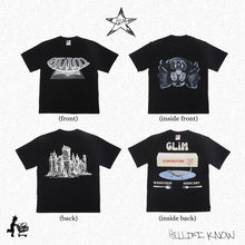 Load image into Gallery viewer, Glim - Bible reversible tshirt black