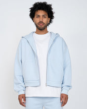 Load image into Gallery viewer, Eptm : Vintage zip up Hoodie sky blue