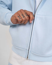 Load image into Gallery viewer, Eptm : Vintage zip up Hoodie sky blue