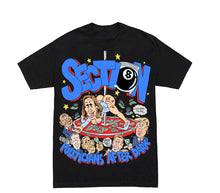 Load image into Gallery viewer, Section 8 - Politicians after dark black t-shirts