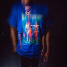 Load image into Gallery viewer, Full Clip Group ; Virtual world tee blue