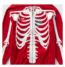 Load image into Gallery viewer, Lrg x Dead serious red full zip hoodie