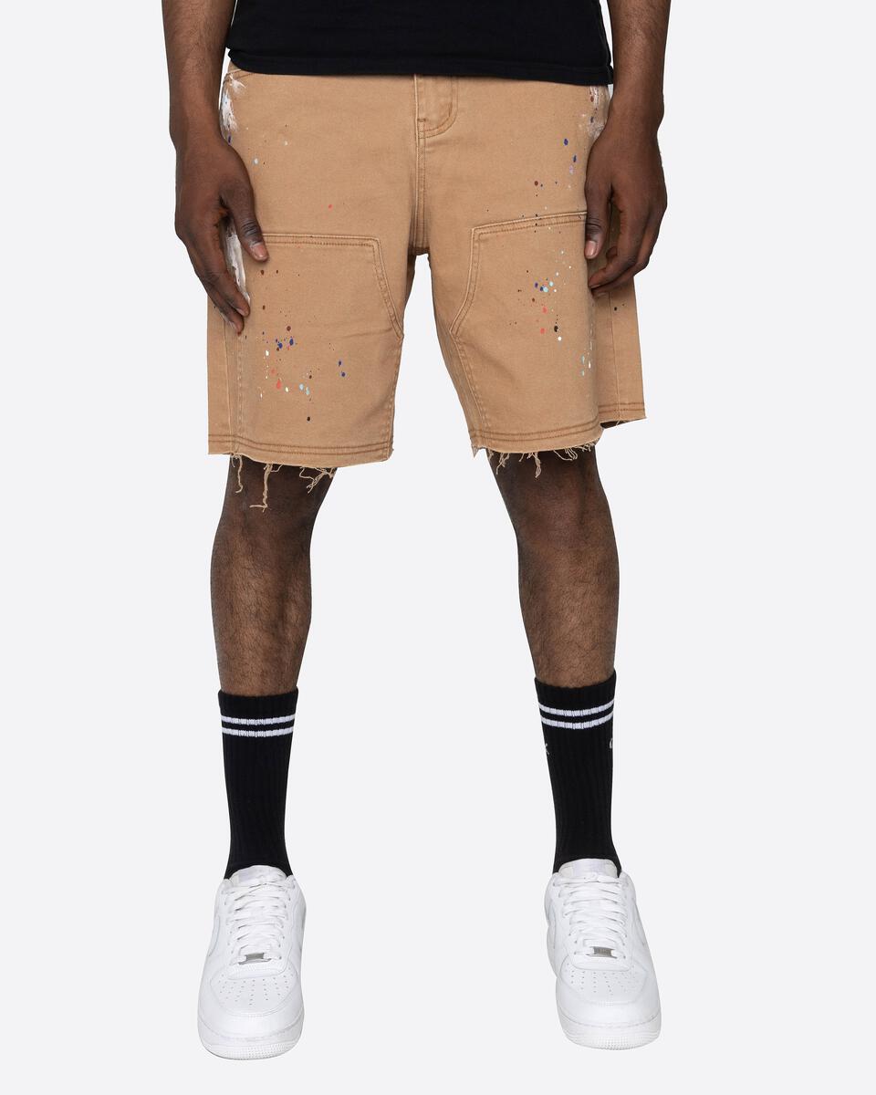 Eptm ; Rebel carpenter shorts, mocha