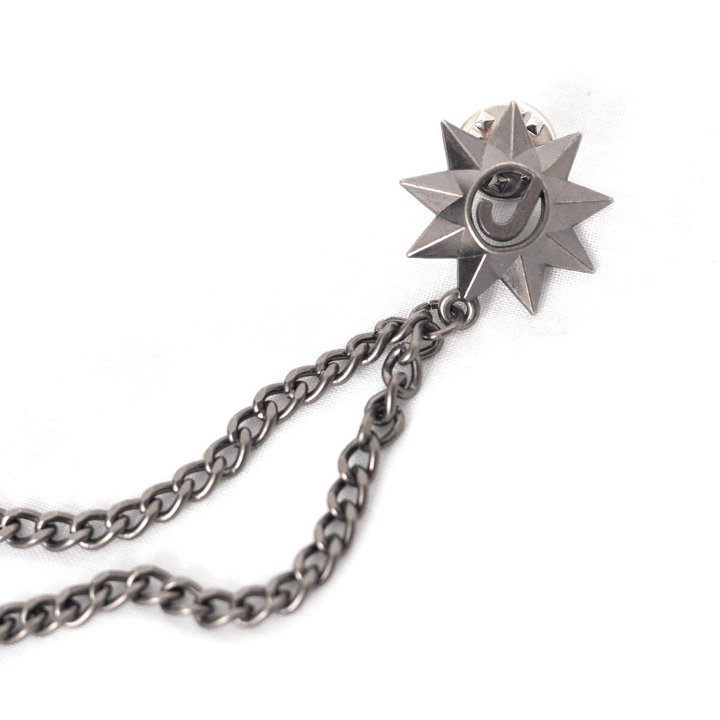 Jungles - Peace Man Brooch , metal chain