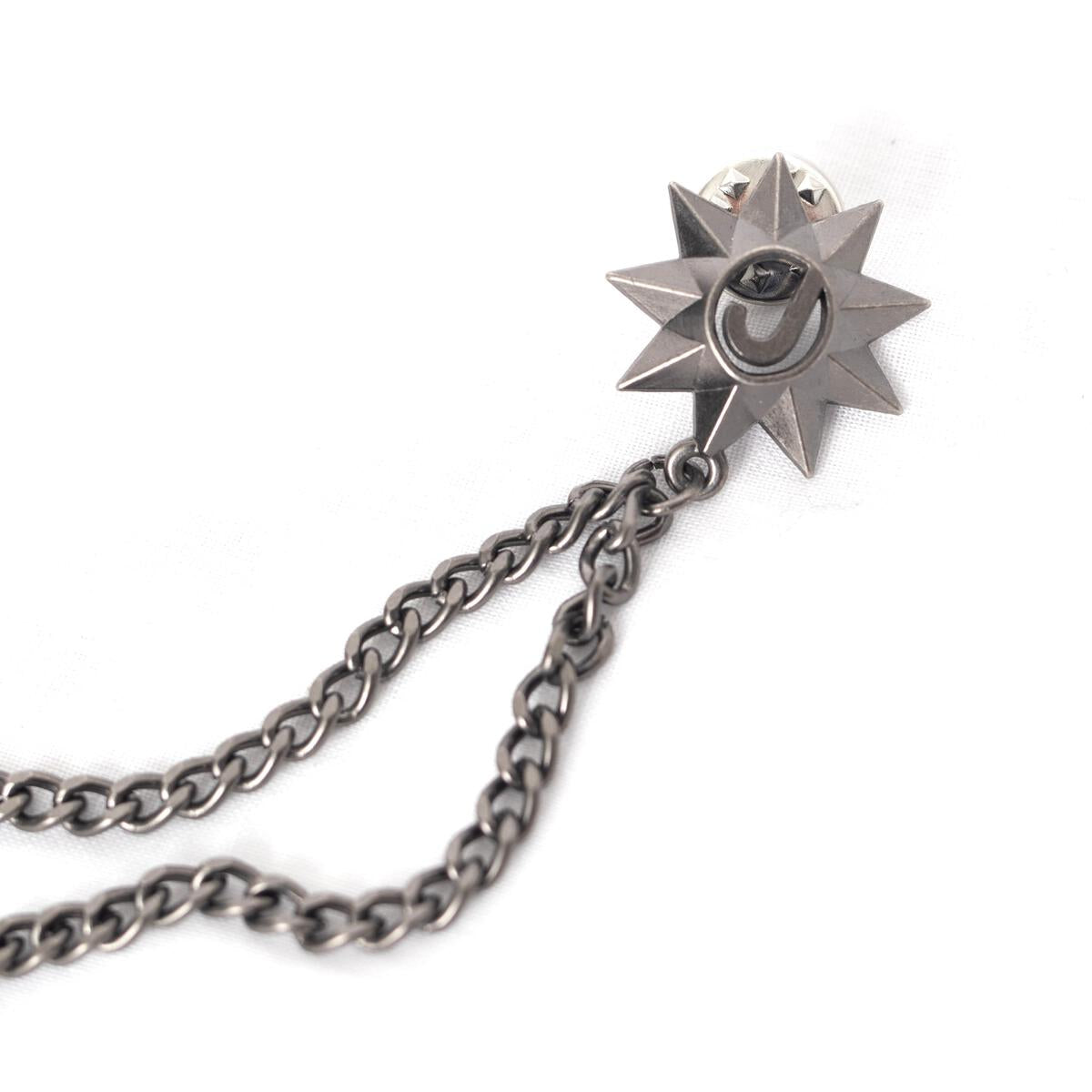 Jungles - Peace Man Brooch , metal chain