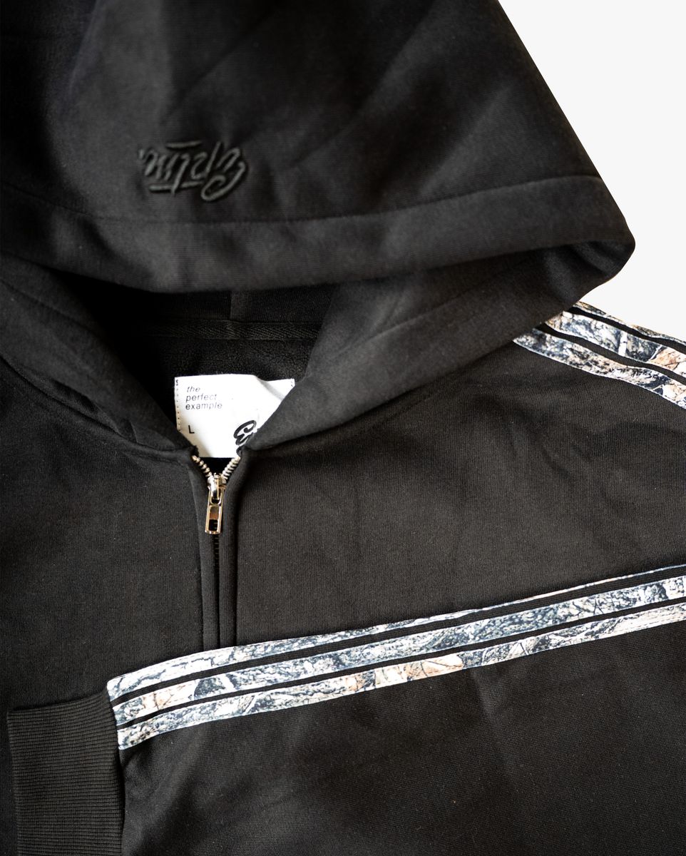 Eptm - Real camo zip up hoodie , black