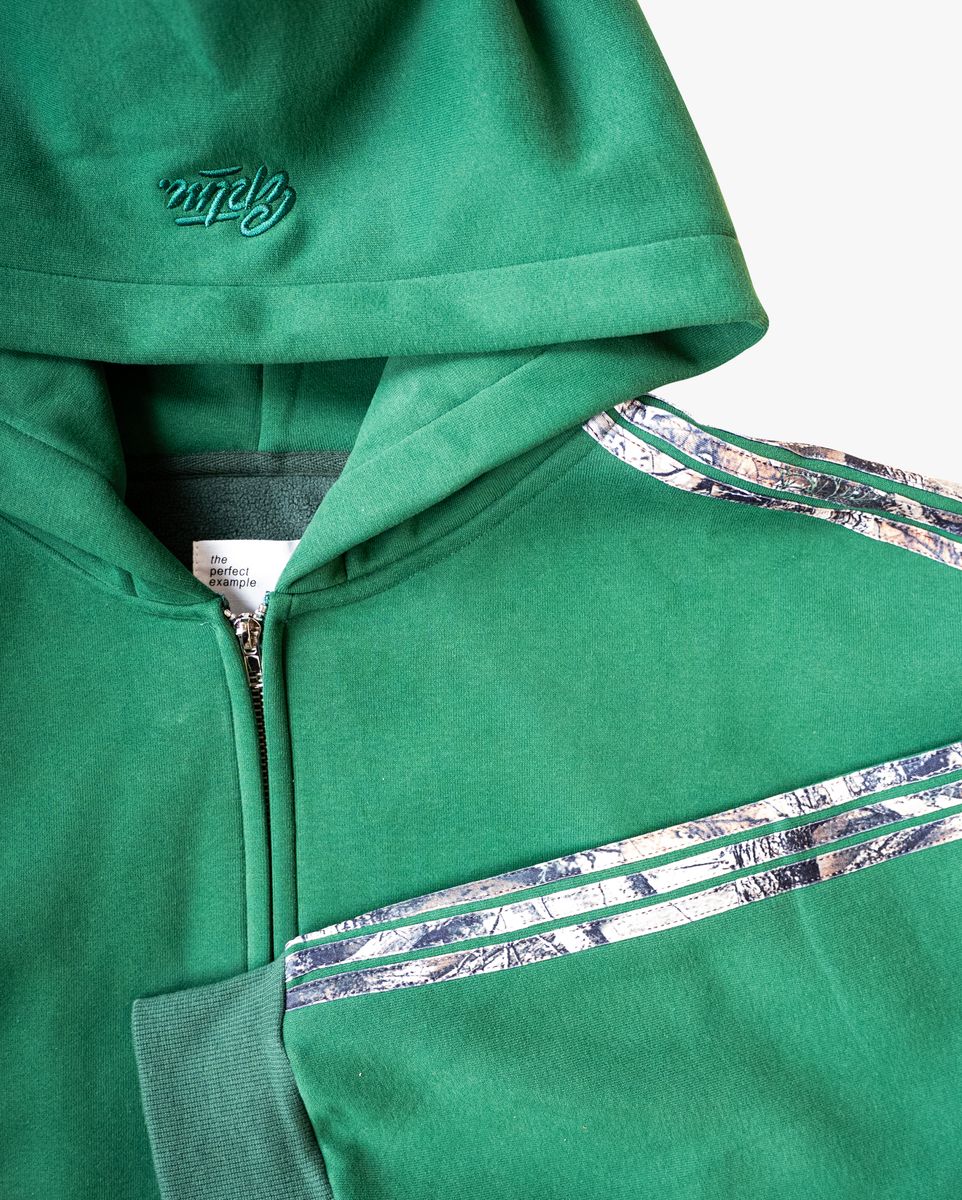 Eptm - Real camo zip up hoodie , hunter green