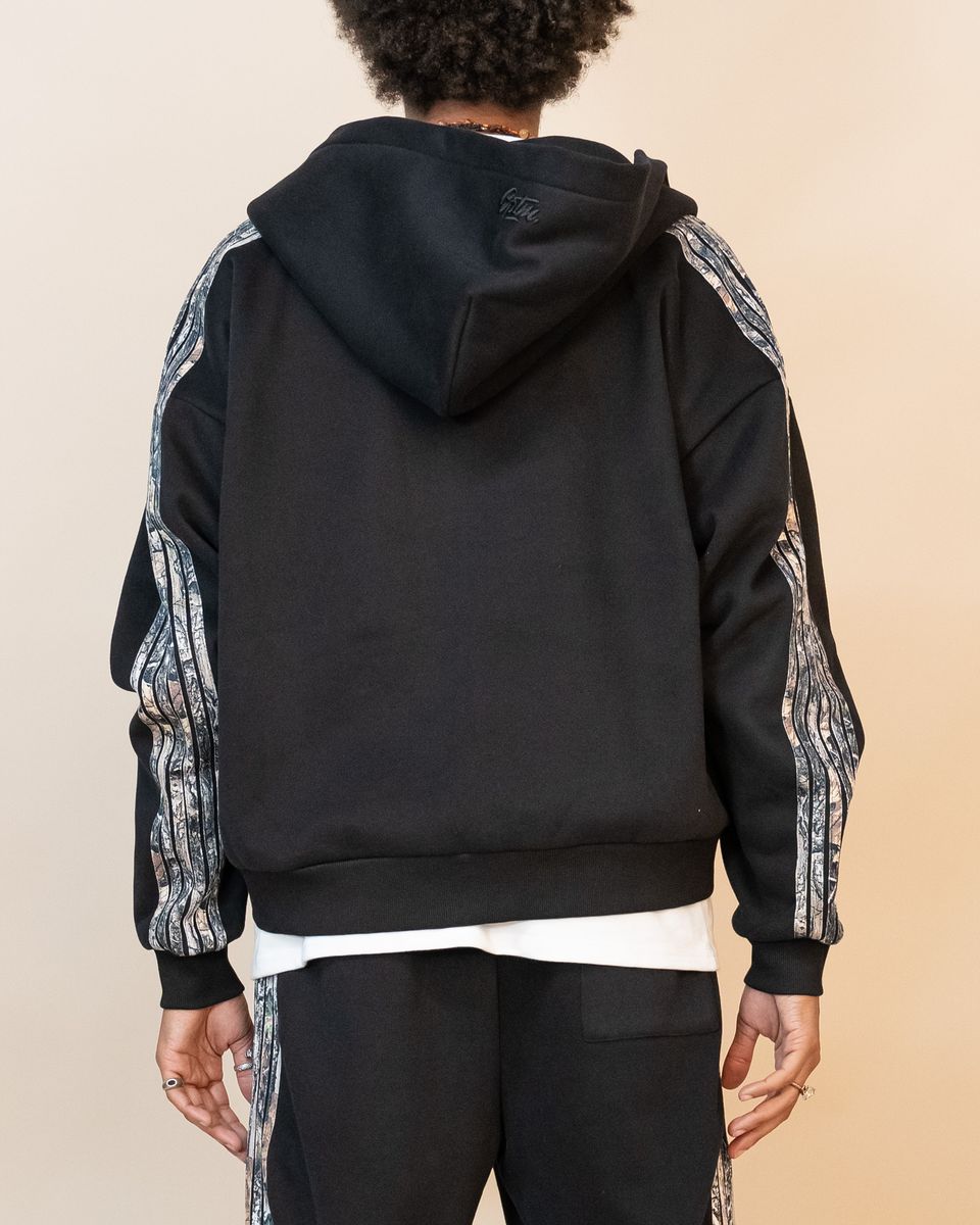 Eptm - Real camo zip up hoodie , black