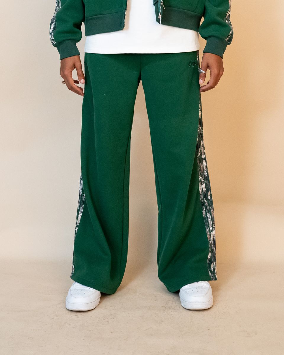 Eptm - Real camo striped baggy Pants,  Hunter green
