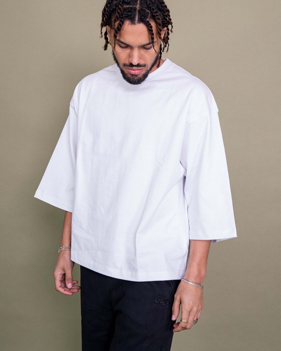 Eptm - Perfect quarter sleeve tshirt white