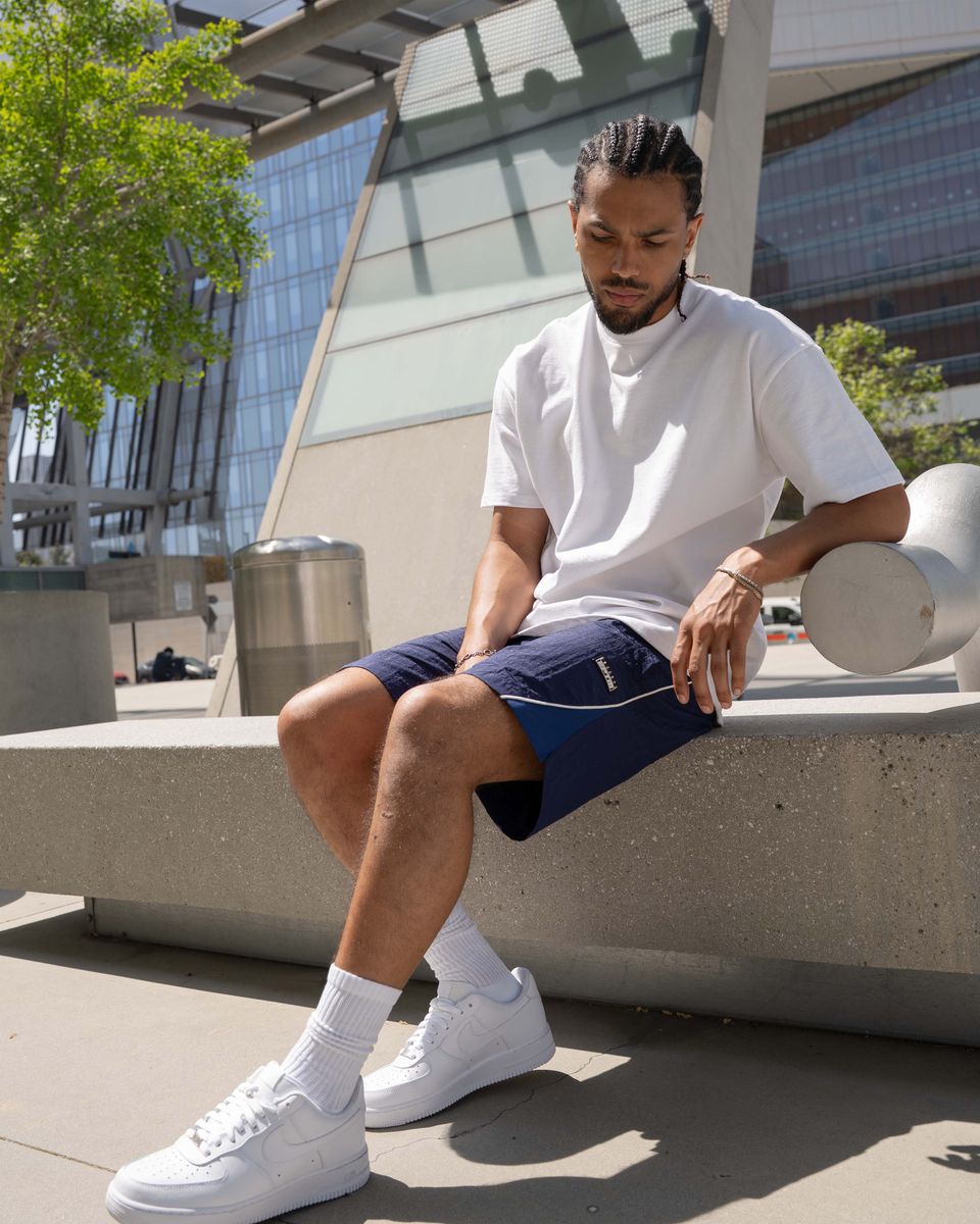 Eptm - Derby shorts navy blue