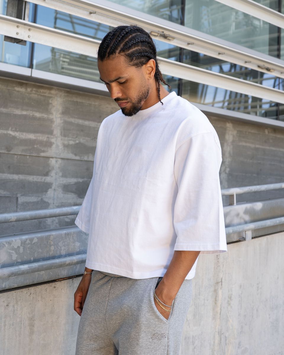 Eptm - Perfect quarter sleeve tshirt white