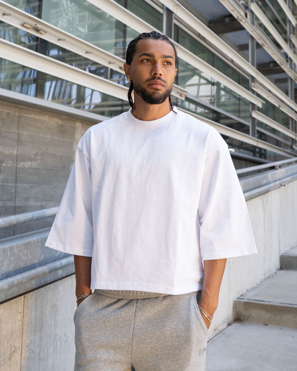 Eptm - Perfect quarter sleeve tshirt white