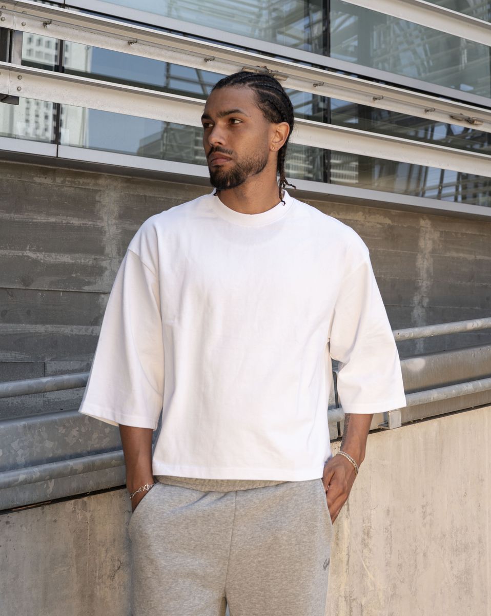 Eptm - Perfect quarter sleeve tshirt white