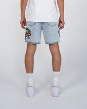 Load image into Gallery viewer, Eptm - Trippy denim shorts
