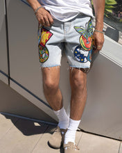 Load image into Gallery viewer, Eptm - Trippy denim shorts
