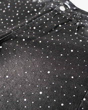 Load image into Gallery viewer, Eptm - Crystal denim shorts black
