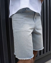 Load image into Gallery viewer, Eptm - Crystal denim shorts light blue
