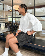 Load image into Gallery viewer, Eptm - Crystal denim shorts black
