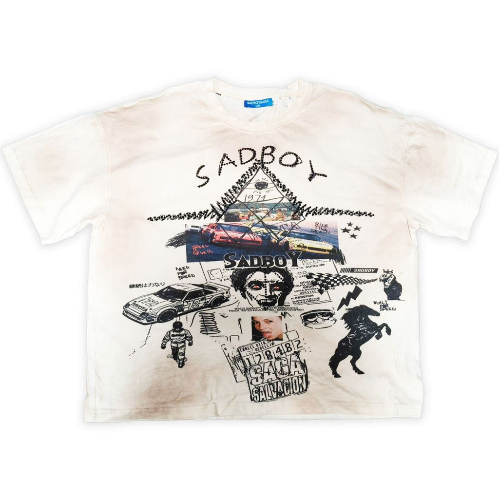 Sadboy Saga : Rockstar tshirt cream