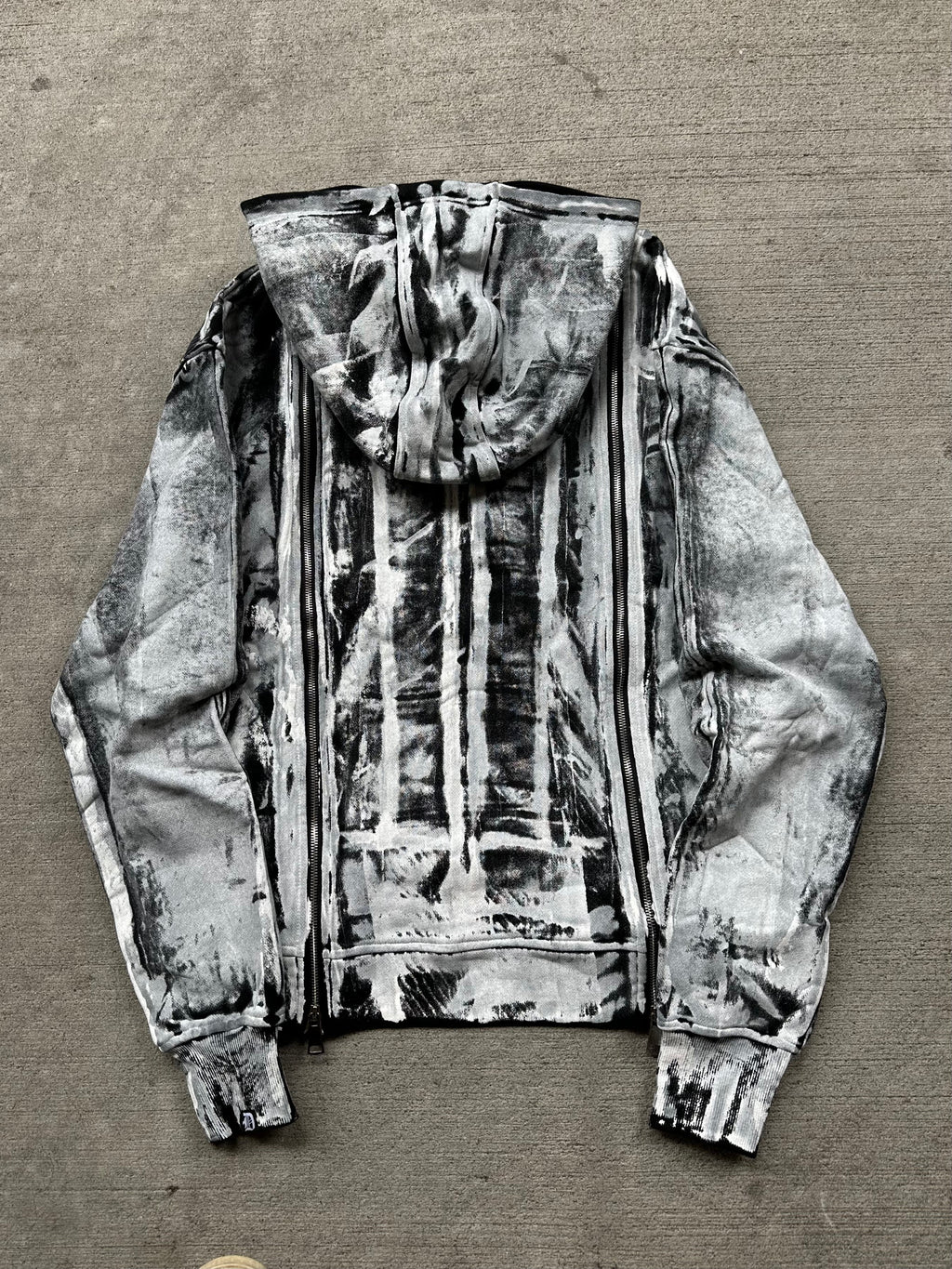 Demik - Black swan 3x zip up hoodie