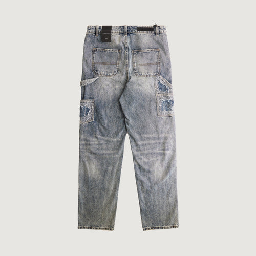 Embellish ; Carweb Straight Carpenter Denim (Acid Wash)