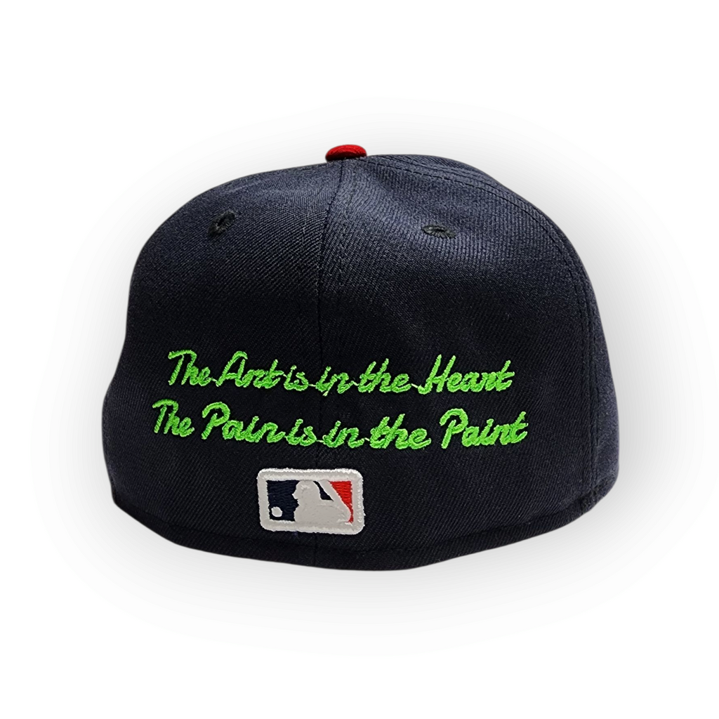 Paint custom Atlanta fitted - nvy/rd