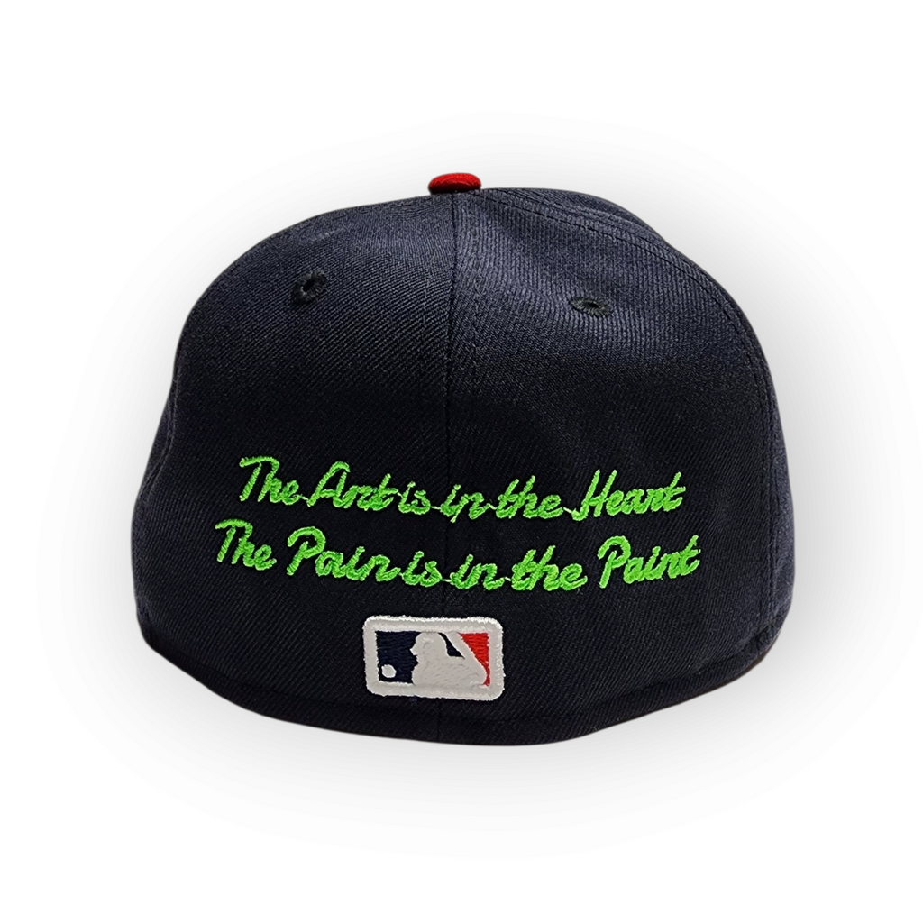 Paint custom Atlanta fitted - nvy/rd