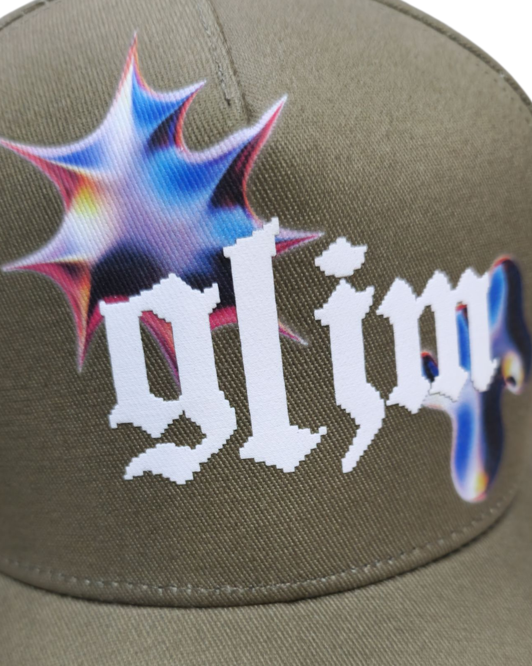 Glim - Light Barer snapback hat light olive