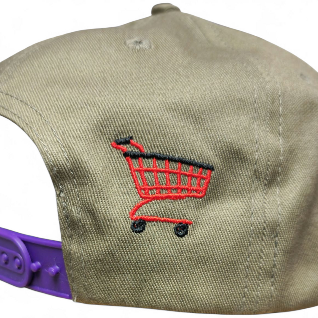 Glim - Light Barer snapback hat light olive