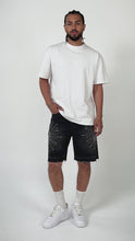Load image into Gallery viewer, Eptm - Star denim shorts Black
