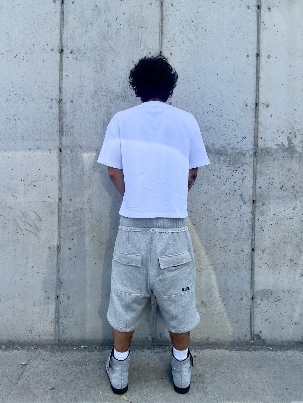 Demik - Grey zip plus shorts