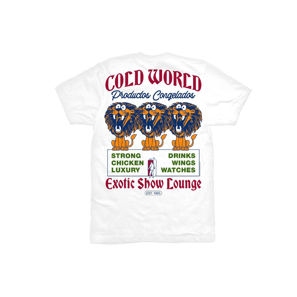 Cwfg ; Exotic show lounge tee , wht