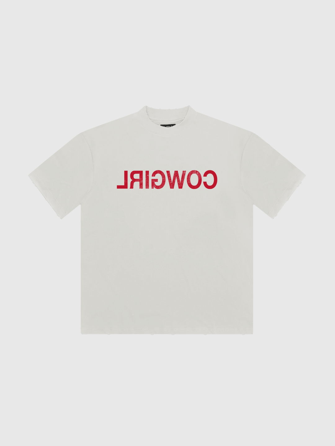 Outlw - Reverse Cowgirl" Tee v3 white