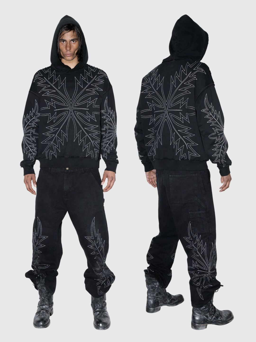 Outlw - Embroidered "westworld" Hoodie