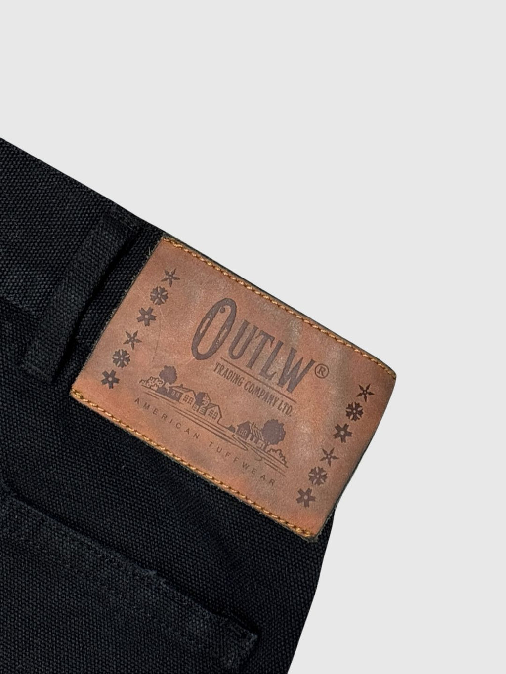 Outlw - Embroidered "westworld" Work Pant , black