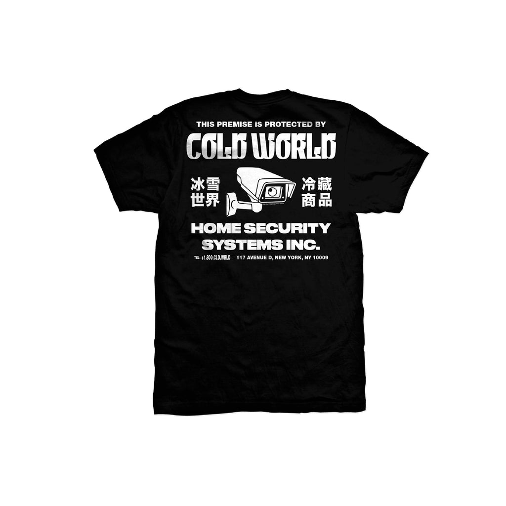 Cwfg ; Home security tee , blk
