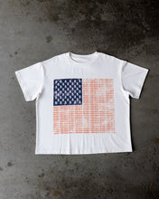 Load image into Gallery viewer, Unlikely - American flag tshirt white
