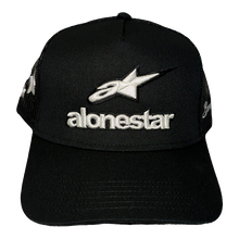 Load image into Gallery viewer, Alone Star - trucker hat black
