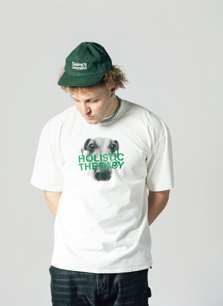 Petals and Peacocks ; Holistic reverse hemmed tee