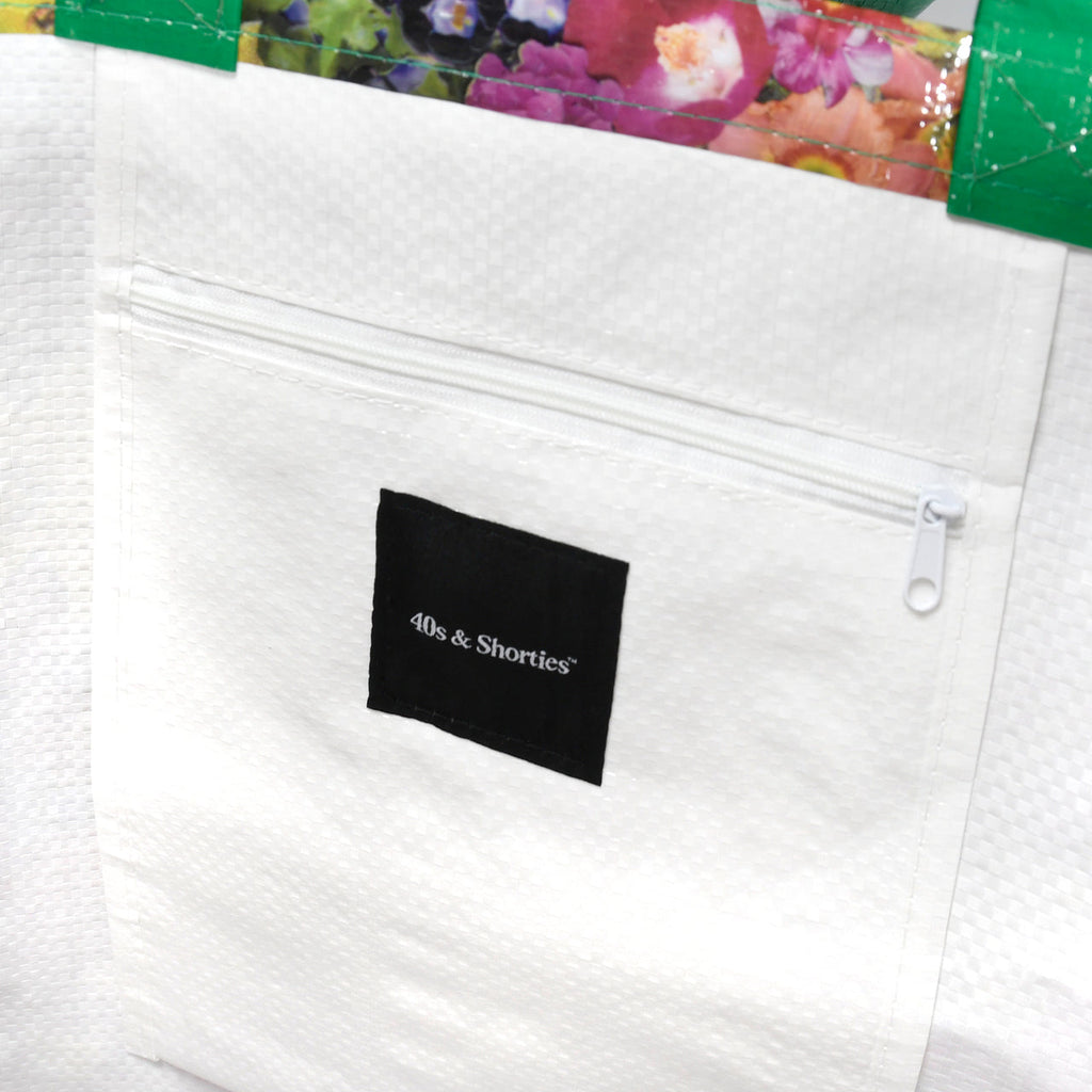 40s & Shorties - Flower Collage Tote Bag