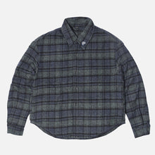 Load image into Gallery viewer, Glim - Hard labor Flannel plaid navy hunter green
