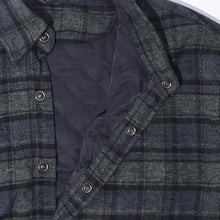 Load image into Gallery viewer, Glim - Hard labor Flannel plaid navy hunter green
