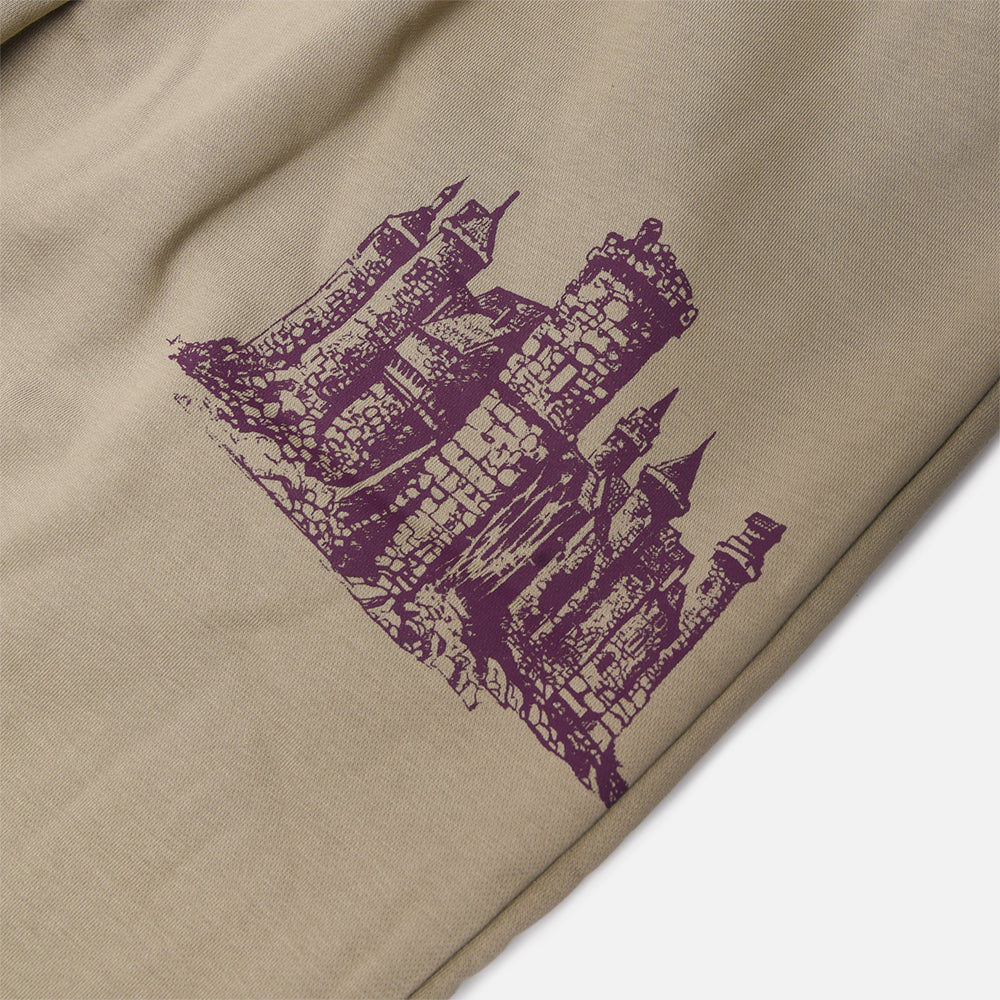 Glim - Da Castle sweatpants light olive , purple
