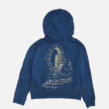 Load image into Gallery viewer, Glim - Merlin zip up hoodie navy blue
