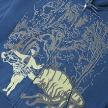 Load image into Gallery viewer, Glim - Merlin zip up hoodie navy blue
